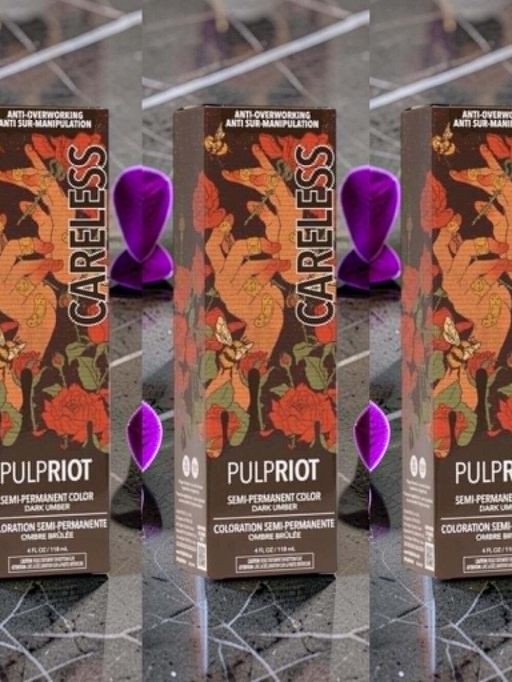 Pulp Riot Semi Permanent Color Impulse Careless 4 oz_ 3 units
